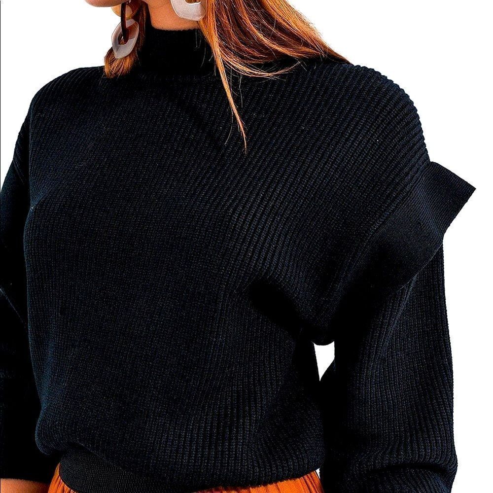 New Q2 Detailed Sleeve Sweater - Picture 5 of 8